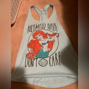 Disney mermaid hair don’t care tank top {the little mermaid}